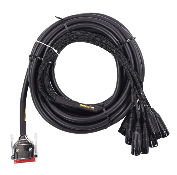 Mogami Gold DB25-XLRF 8-channel Analog Interface Cable - 15'