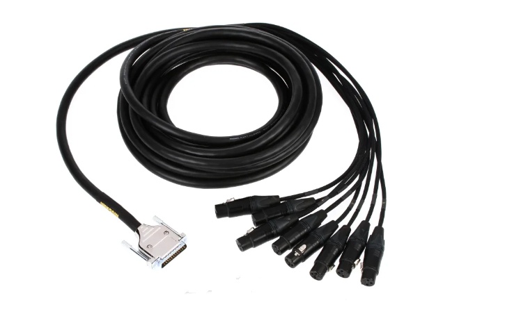 Mogami Gold DB25-XLRF 8-channel Analog Interface Cable - 20'