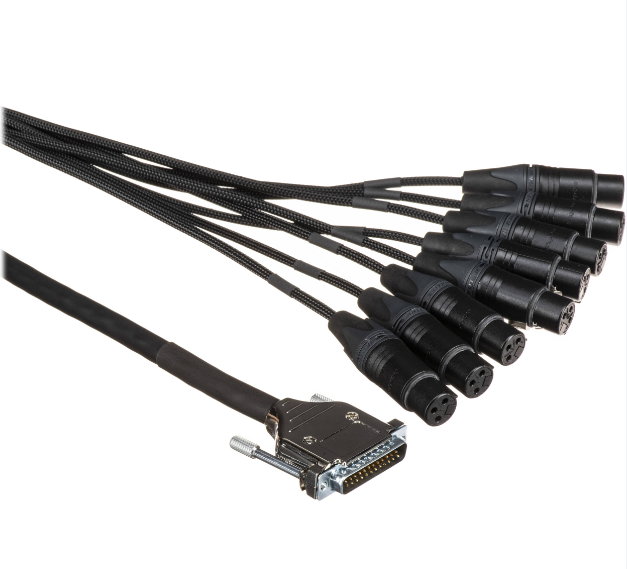 Mogami Gold DB25-XLRF 8-channel Analog Interface Cable - 5'