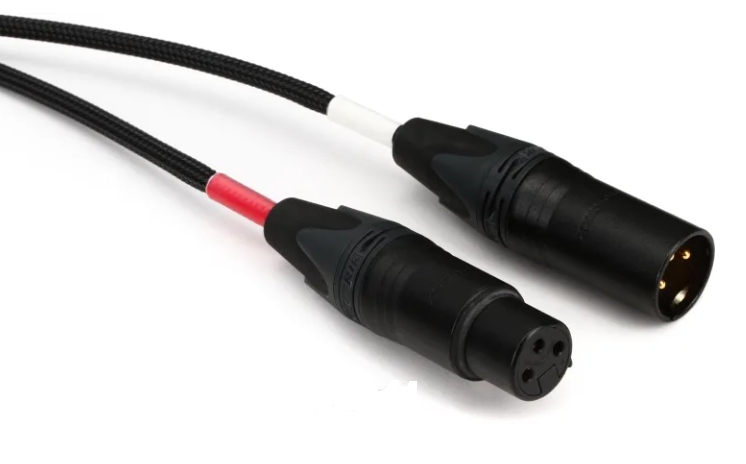 Mogami Gold Insert XLR Cable - 1/4-inch TRS Male to XLR Male/Female - 2 foot