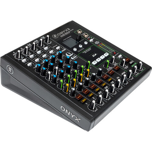 Mackie Onyx8 8-Channel Premium Analog Mixer with Multitrack USB REFURBISHED