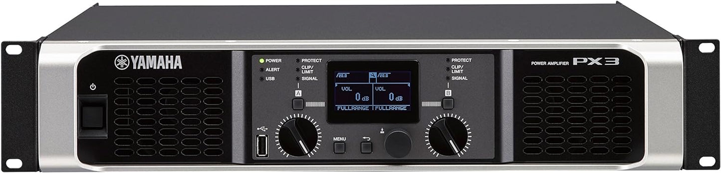 Yamaha PX3 Dual Channel 2x500W Lightweight Power Amplifier w/ DSP