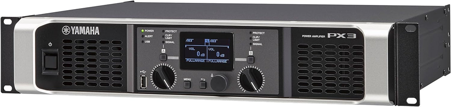 Yamaha PX3 Dual Channel 2x500W Lightweight Power Amplifier w/ DSP