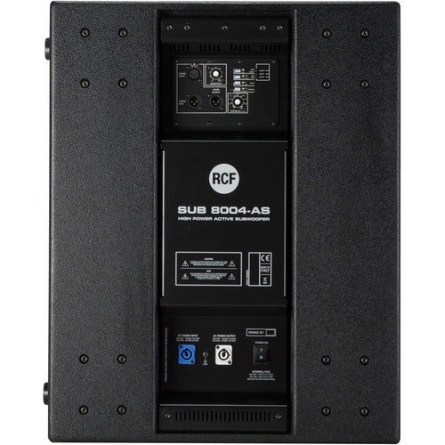 RCF SUB 8004-AS Professional Series 2500W 18" Active Subwoofer