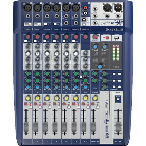 Soundcraft Signature 10 10-Input Mixer with Effects