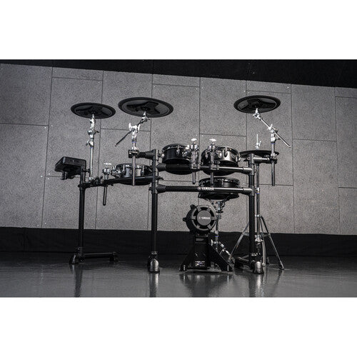 Yamaha DTX8K-X Electronic Drum Kit with Wood-Shell TCS Pads and DTX-PRO Drum Module - Black Forest