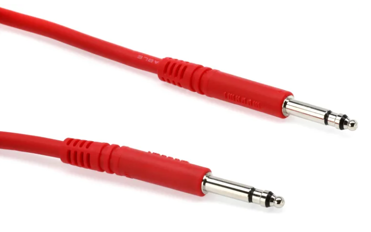 Mogami PJM 1202 Bantam TT Patch Cable - 12 inch Red