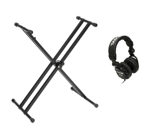 Keyboard bundle - Double X stand and TH02  headphone