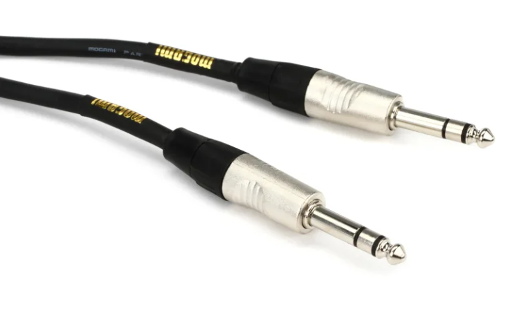 Mogami MCP SS 01 CorePlus 1/4-inch TRS Male to 1/4-inch TRS Male Cable - 1 foot