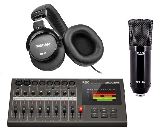 Zoom R20 Studio Recording Package