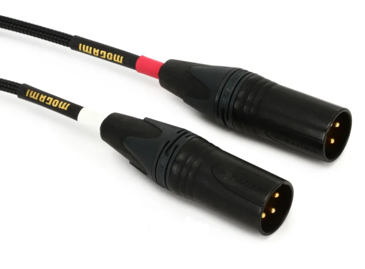 Mogami Gold 3.5 2 XLRM 20 Accessory Cable - 3.5mm TRS Male to Dual XLR Male Left/Right - 20 foot