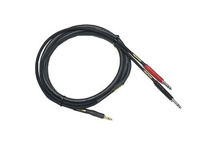 Mogami Gold 3.5 2 TS 06 Accessory Cable - 3.5mm TRS Male to Dual 1/4-inch TS Male Left/Right - 6 foot