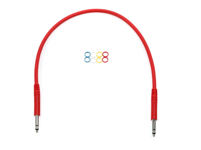 Mogami PJM 1202 Bantam TT Patch Cable - 12 inch Red