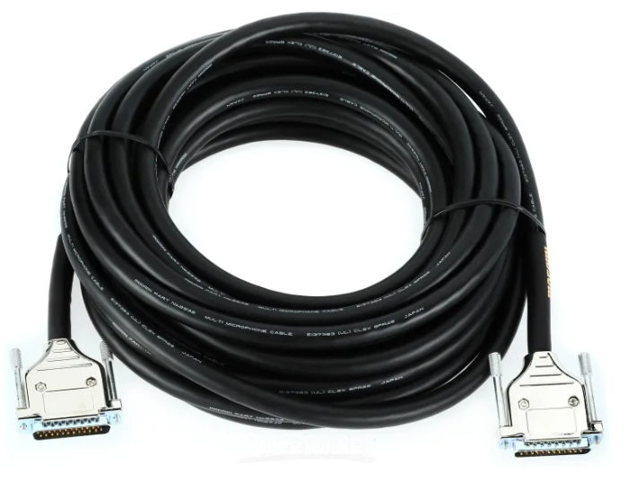 Mogami Gold DB25-DB25 8-channel Analog Interface Cable - 35'