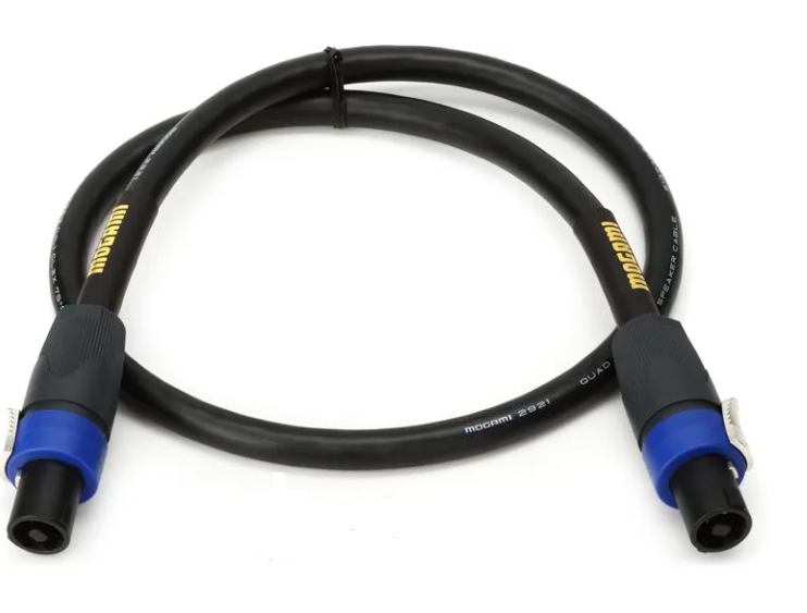 Mogami Gold Speaker SO speakON to speakON Cable - 3 foot