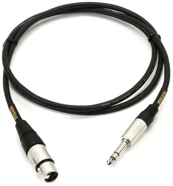 Mogami MCP SXF 05 CorePlus XLR Female to TRS Male Cable - 5 foot