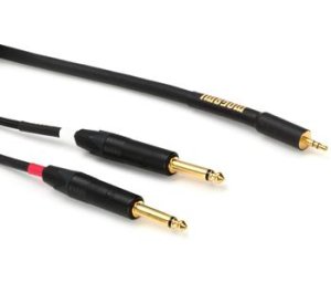 Mogami Gold 3.5 2 TS 06 Accessory Cable - 3.5mm TRS Male to Dual 1/4-inch TS Male Left/Right - 6 foot