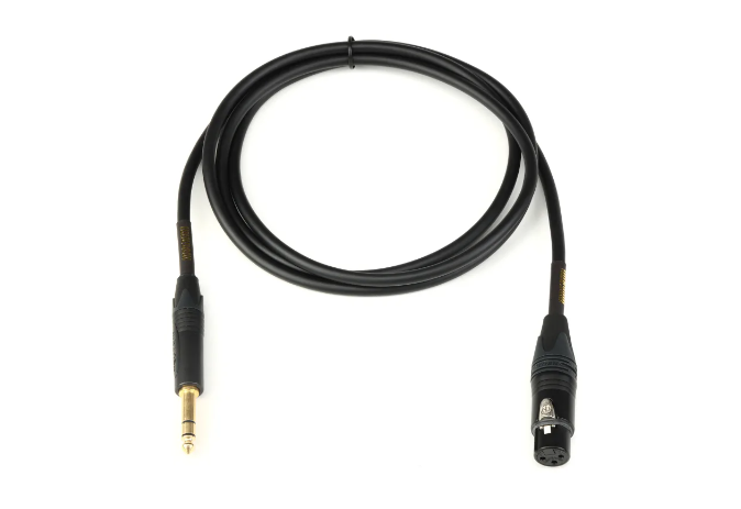 Mogami Gold TRSXLRF-10 Balanced XLR Female to 1/4-inch TRS Male Patch Cable - 10 foot Demo