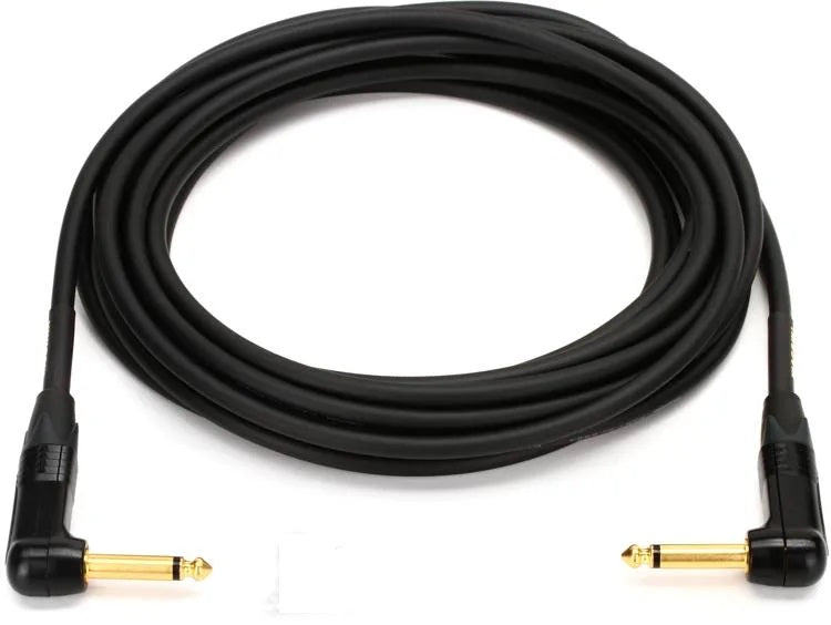 Mogami Gold Instrument RR Right Angle to Right Angle Instrument Cable - 18 foot