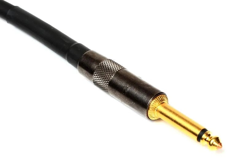 Mogami Platinum Guitar 12R Straight to Right Angle Instrument Cable - 12 foot