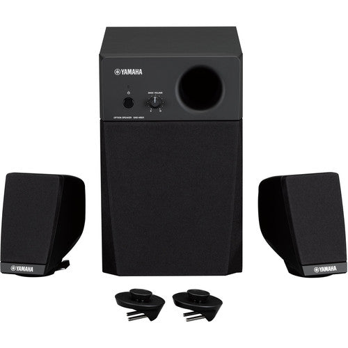 Yamaha 3-Piece 2.1 Active Speaker System for Genos 76-Key Digital Workstation REFURBISHDED