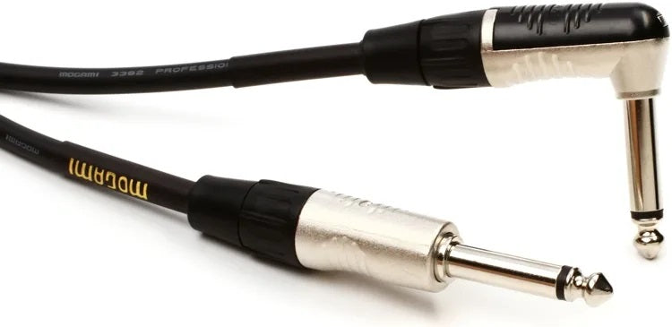 Mogami MCP GT R 10 CorePlus Straight to Right Angle Instrument Cable - 10 foot