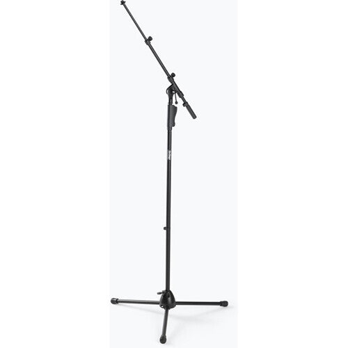On-Stage MS7550 One-Handed Tripod Microphone Stand with Telescoping Boom (Brown Box)
