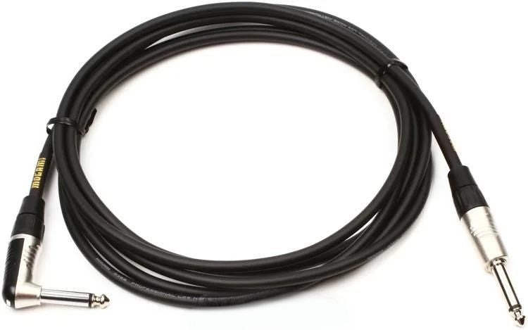 Mogami MCP GT R 20 CorePlus Straight to Right Angle Instrument Cable - 20 foot