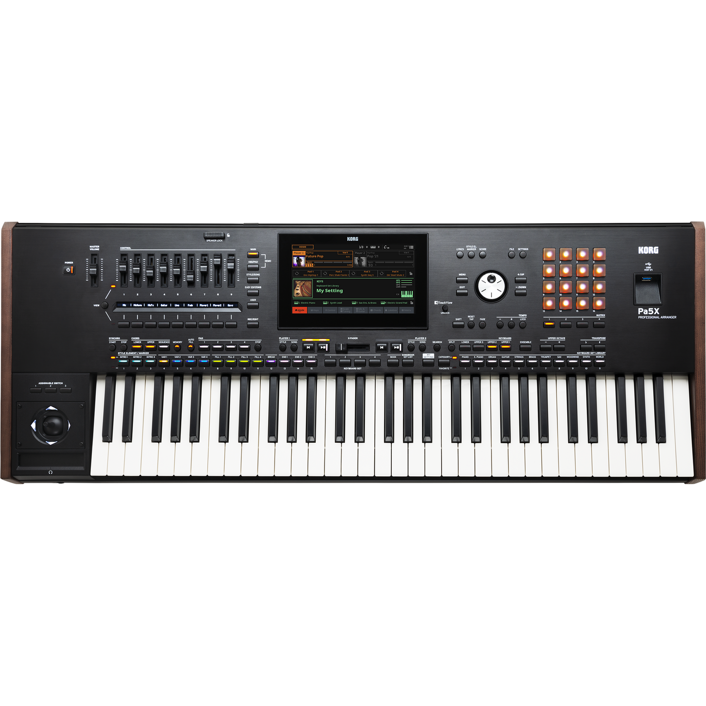 Korg Pa5X 88-Key Professional Arranger Keyboard