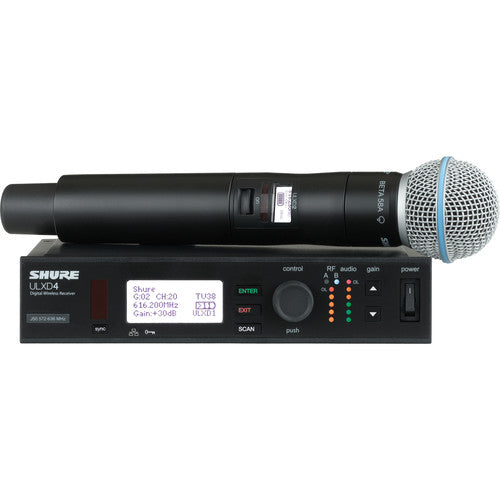Shure ULX-D Digital Wireless Handheld Microphone Kit with Beta 58A Capsule