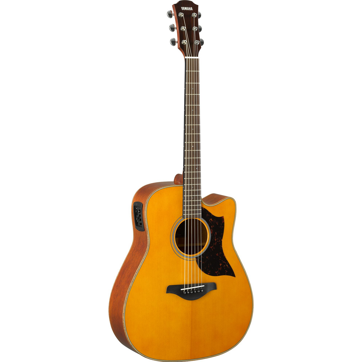 Yamaha A1M Folk Acoustic Electric Guitar - Vintage Natural