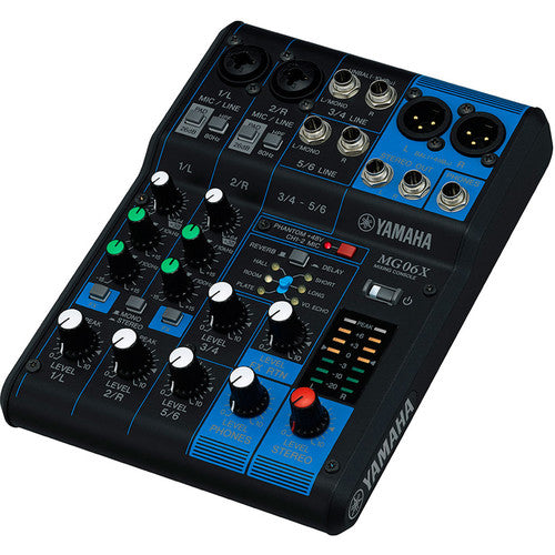 Yamaha MG06X 6-Input Mixer with Built-In Effects