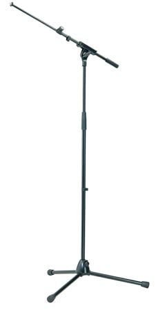 K&M 21075 Microphone Stand with Telescopic Boom Black