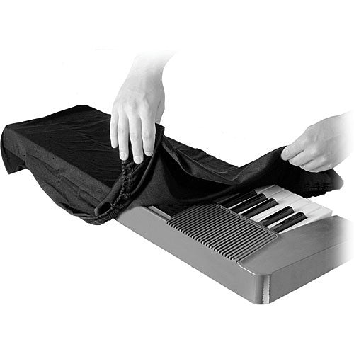 On-Stage Keyboard Dustcover - for 61-76 Note Keyboards (Black)