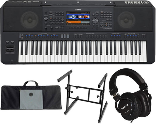 Yamaha PSR-SX920 Arranger Workstation Keyboard essentials bundle