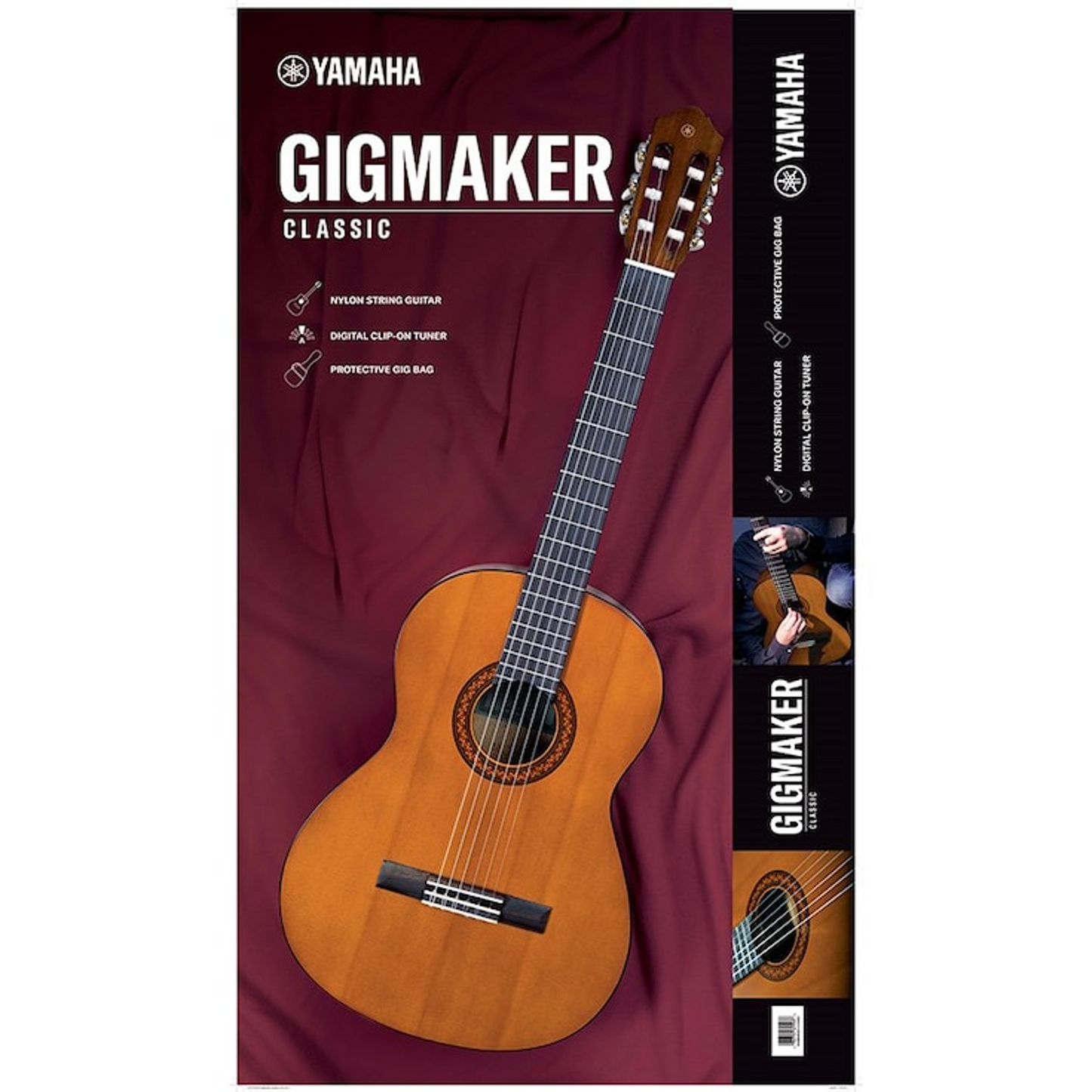 Yamaha C40II Gigmaker Classical Guitar Package