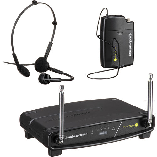 Audio-Technica ATW-901A/H System 9 VHF Wireless Unipak System with a PRO 8HEcW Headworn Microphone