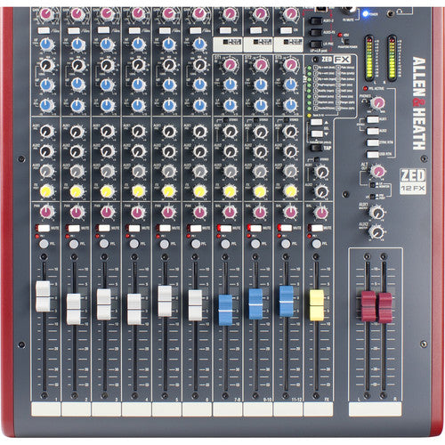 Allen & Heath ZED-12FX 12-Channel Multipurpose USB Mixer with Effects