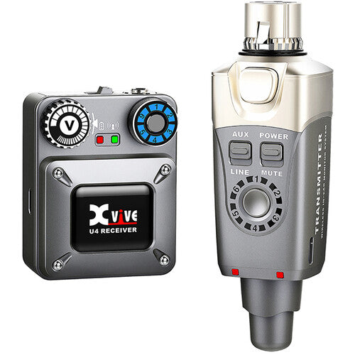 Xvive Audio U4 Wireless In-Ear Monitor Value Kit with 1 Receiver & 1 Shure SE215 Earphones